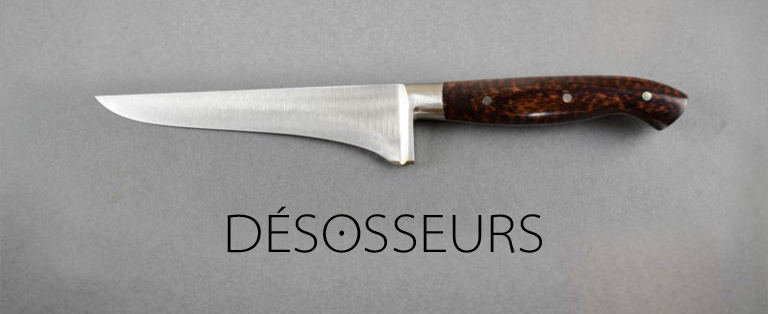 Couteaux désosseurs de cuisine - sur commande - Jean-Loup Balitrand